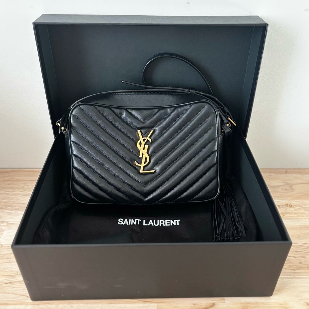 Saint Laurent Lou Camera Bag in Quilted Leather